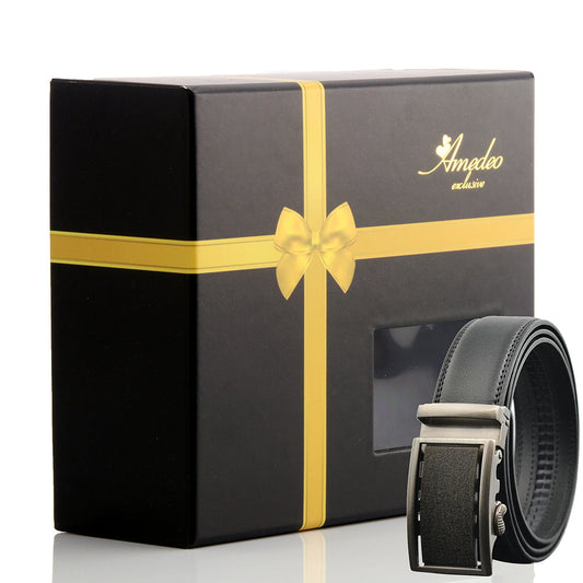 Men's Smart Ratchet No Holes Automatic Buckle Belt