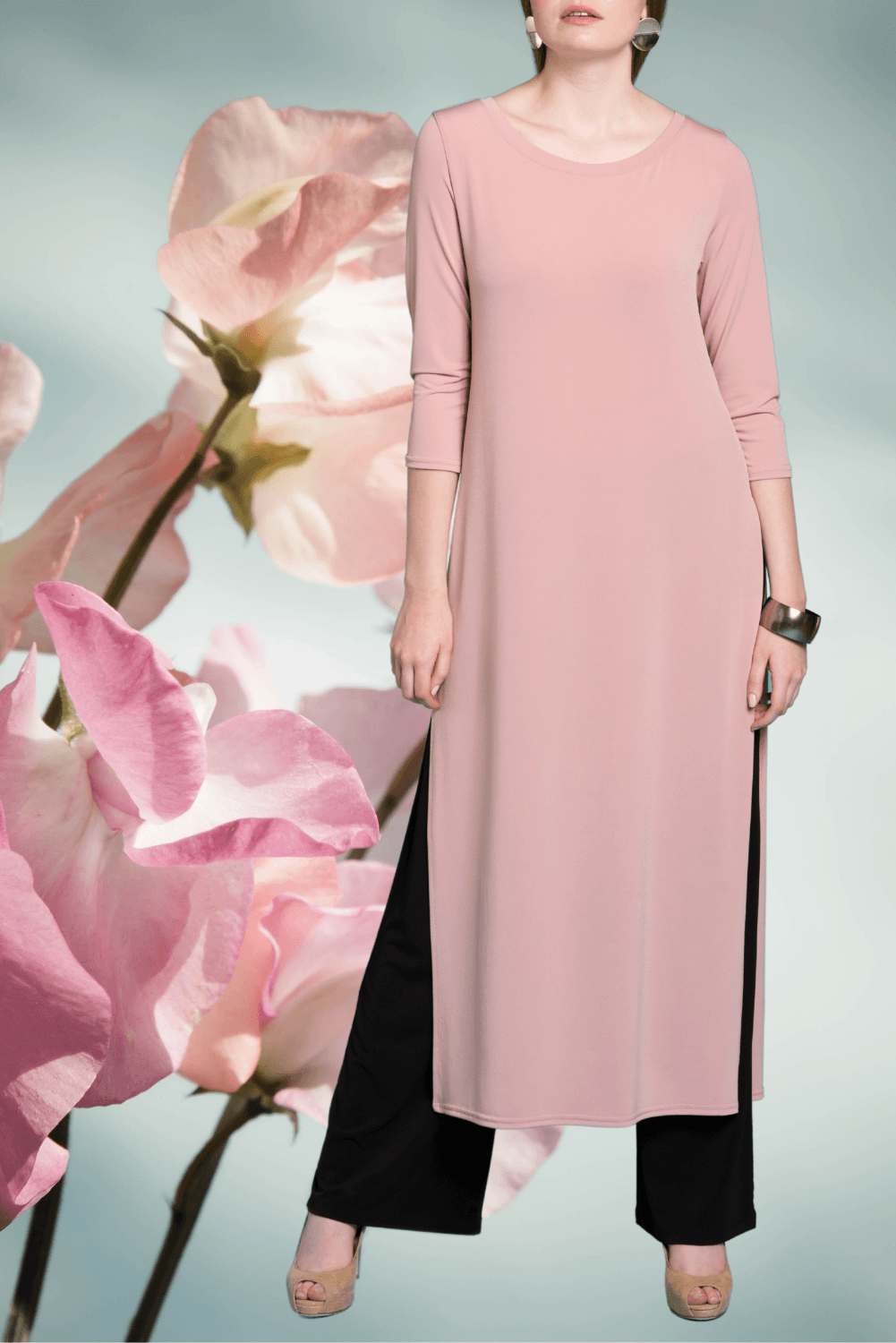 Dress Over Pant Rose