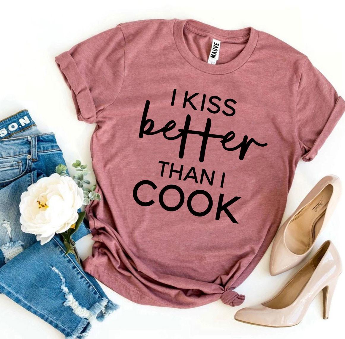 I Kiss Better Than I Cook kids T-shirt