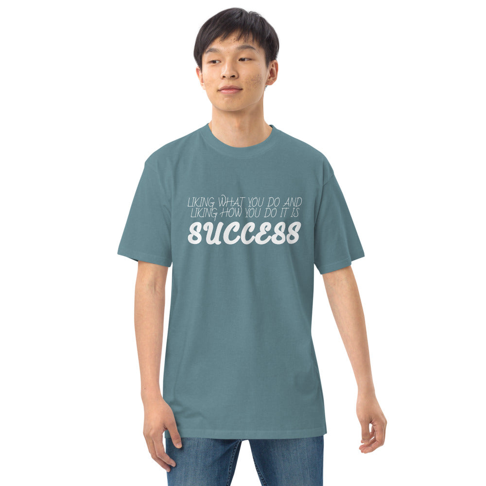 LennyBoop 的“SUCCESS”男士高级重量级 T 恤