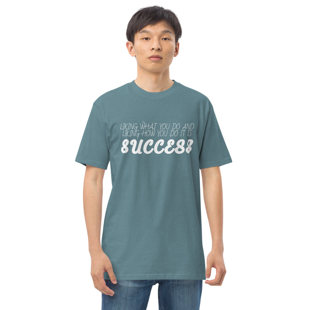 LennyBoop 的“SUCCESS”男士高级重量级 T 恤