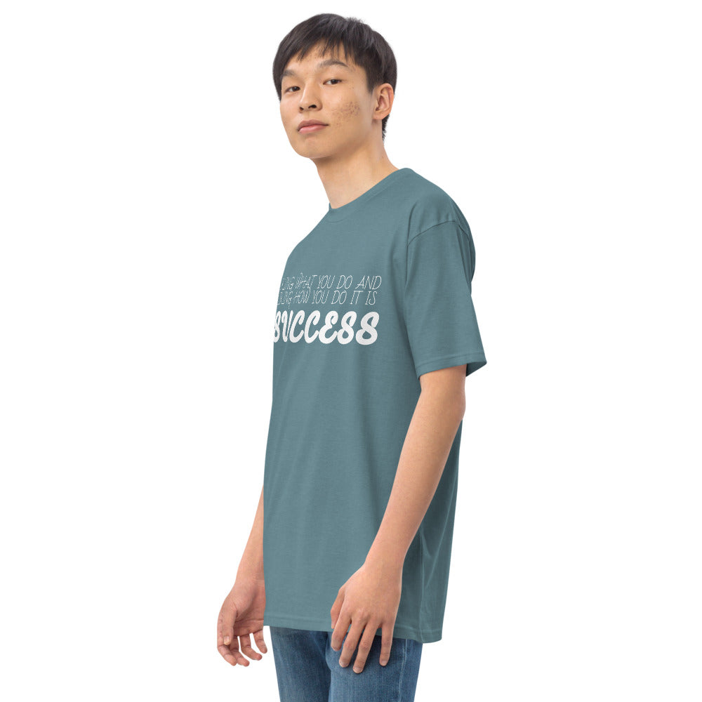 LennyBoop 的“SUCCESS”男士高级重量级 T 恤