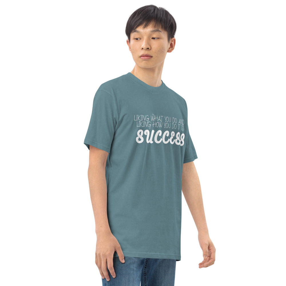 LennyBoop 的“SUCCESS”男士高级重量级 T 恤