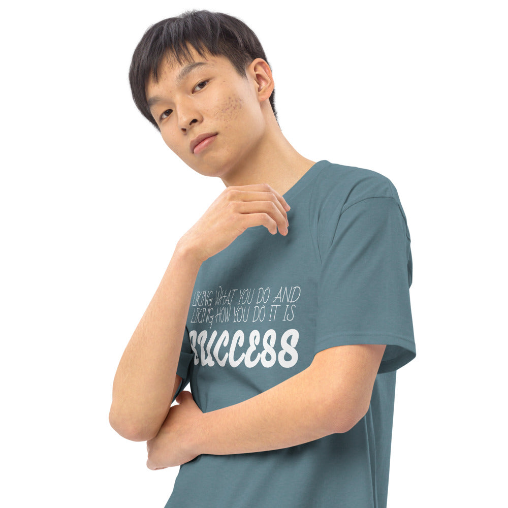 LennyBoop 的“SUCCESS”男士高级重量级 T 恤