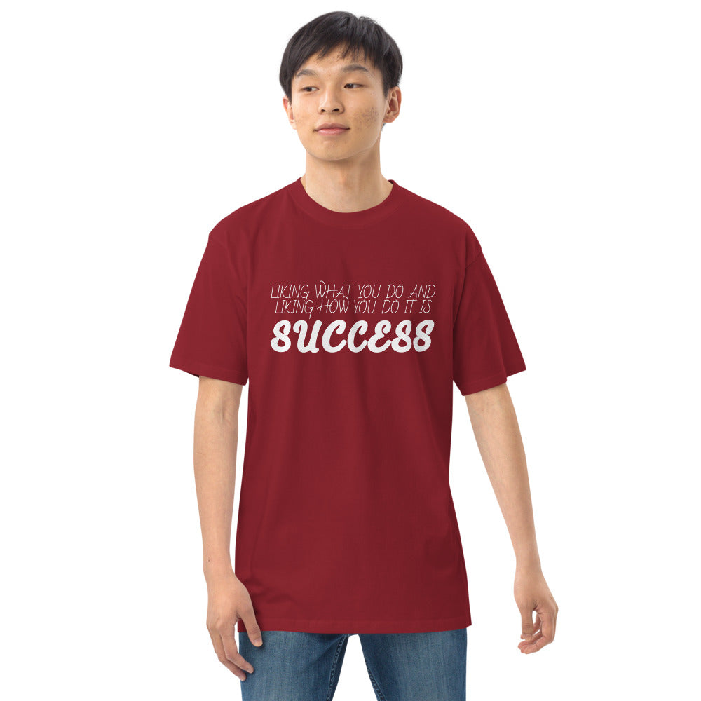 LennyBoop 的“SUCCESS”男士高级重量级 T 恤
