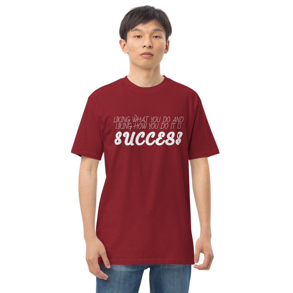 LennyBoop 的“SUCCESS”男士高级重量级 T 恤