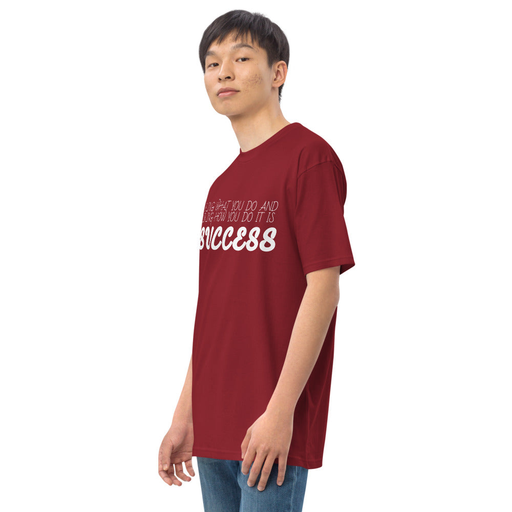 LennyBoop 的“SUCCESS”男士高级重量级 T 恤