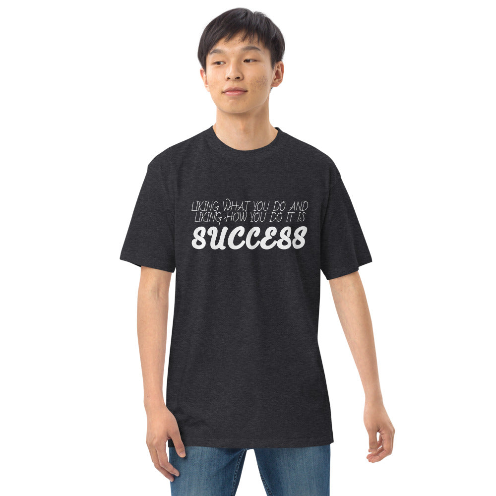 LennyBoop 的“SUCCESS”男士高级重量级 T 恤