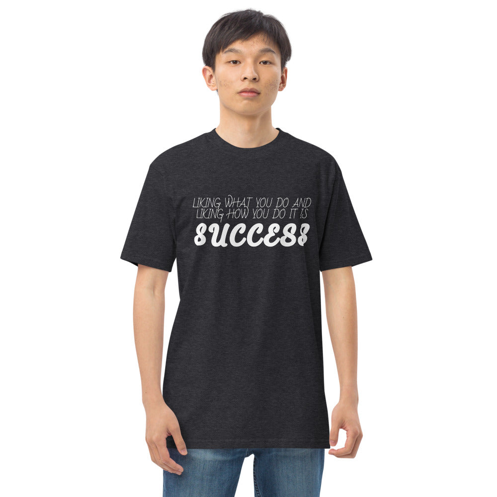LennyBoop 的“SUCCESS”男士高级重量级 T 恤