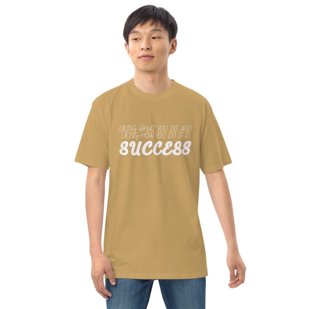 LennyBoop 的“SUCCESS”男士高级重量级 T 恤