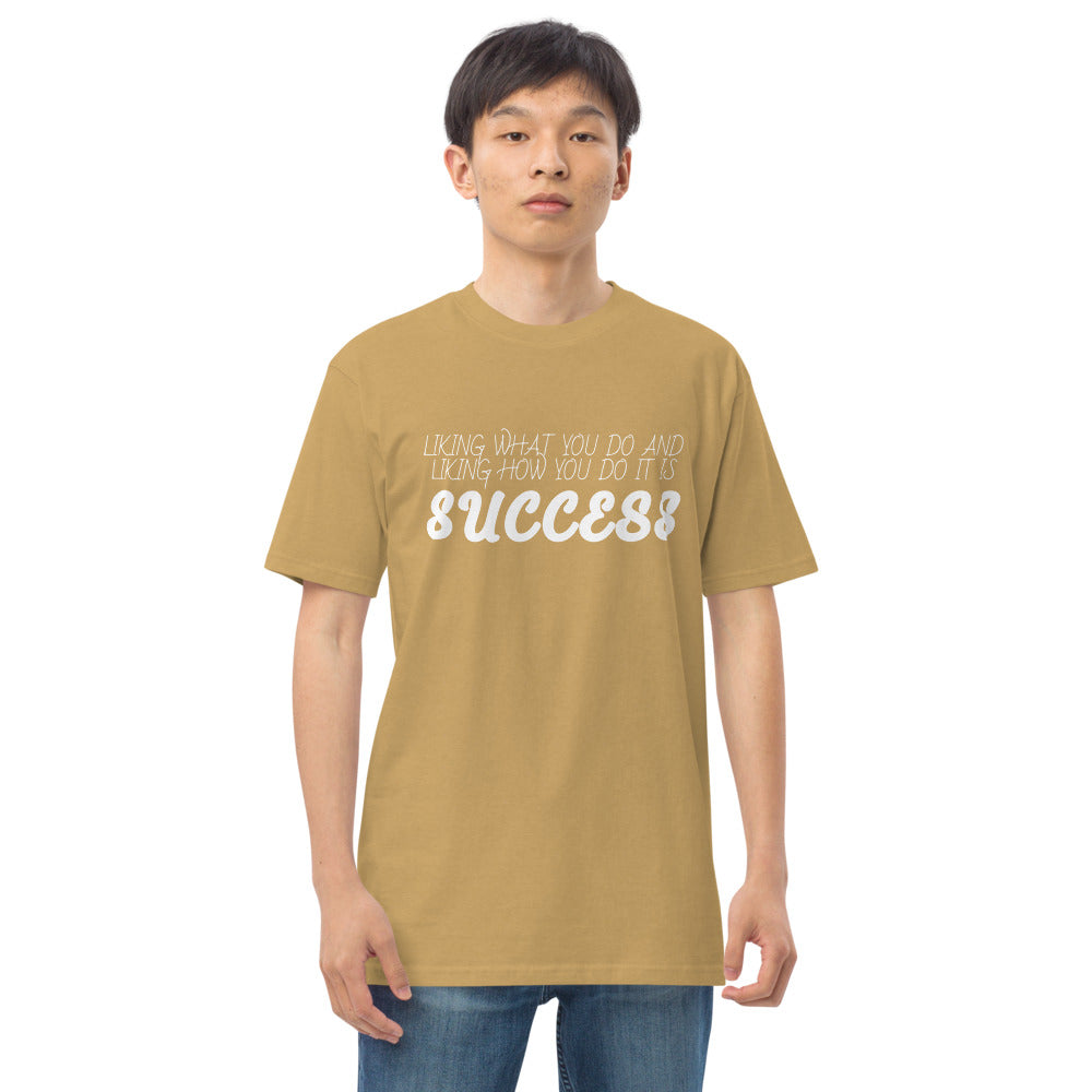 LennyBoop 的“SUCCESS”男士高级重量级 T 恤
