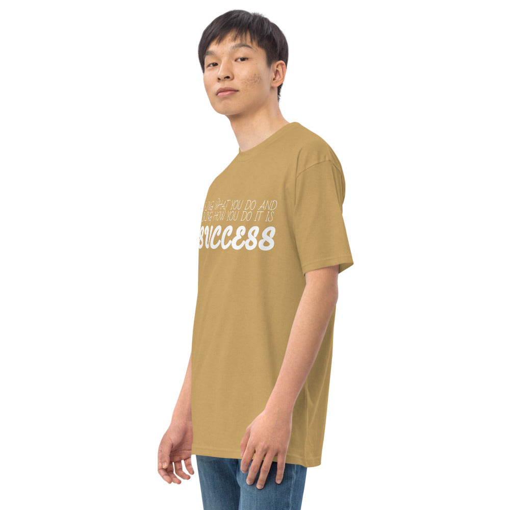 LennyBoop 的“SUCCESS”男士高级重量级 T 恤
