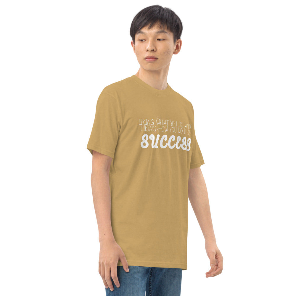 LennyBoop 的“SUCCESS”男士高级重量级 T 恤
