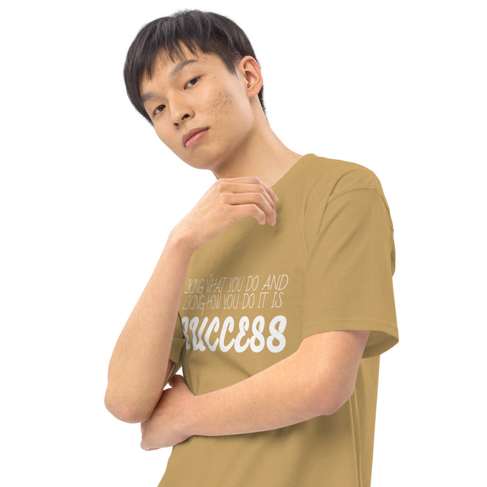 LennyBoop 的“SUCCESS”男士高级重量级 T 恤