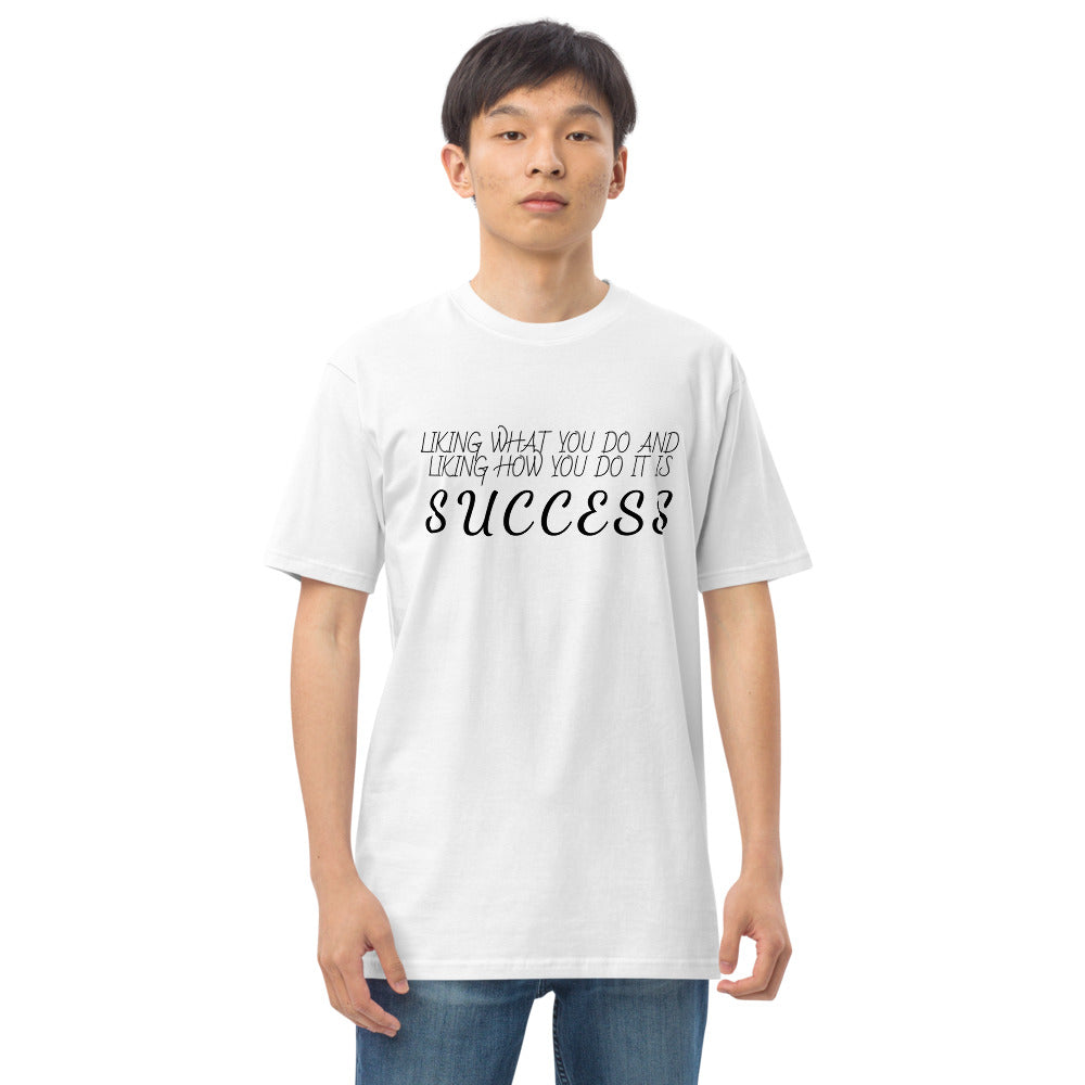 LennyBoop 的“SUCCESS”男士高级重量级 T 恤