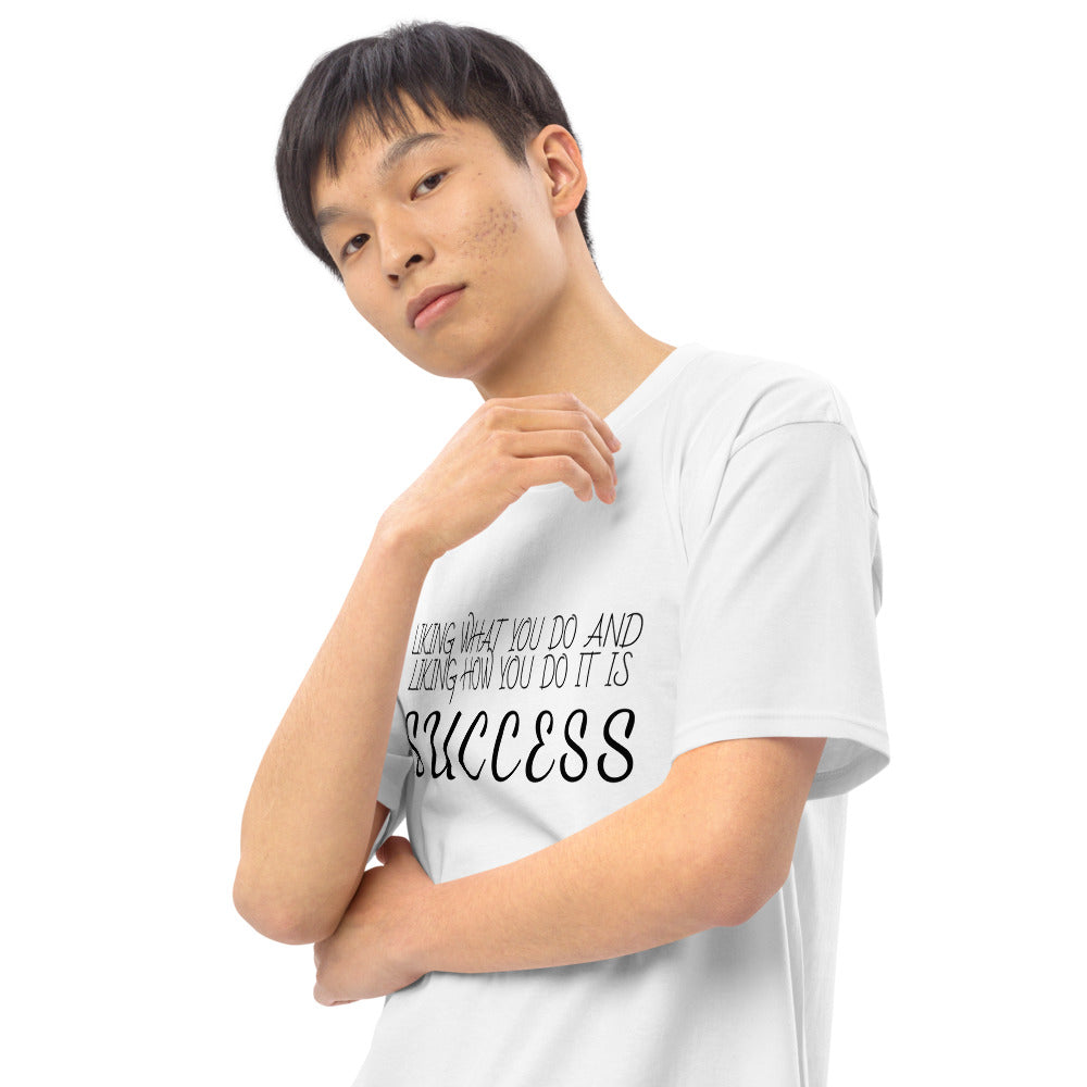 LennyBoop 的“SUCCESS”男士高级重量级 T 恤