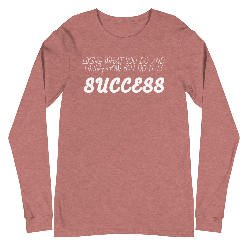 LennyBoop 的“SUCCESS”中性长袖 T 恤