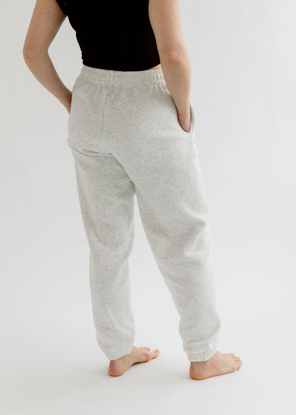 The Gisele Pant | Heavyweight Heathered White