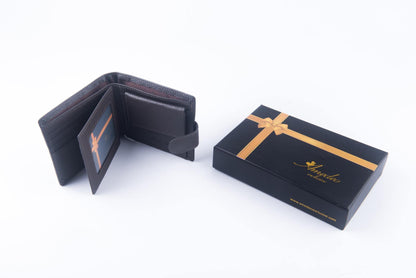 Brown Genuine leather wallet for men – Slim Luxury Purse