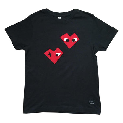 Kids T-shirt - I Heart - mi cielo x Donald Robertson - Black