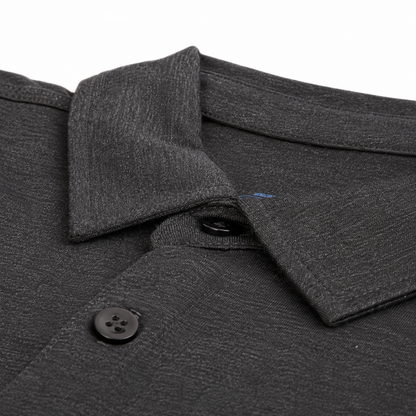Men's Merino Wool Golf Polo — Lightweight