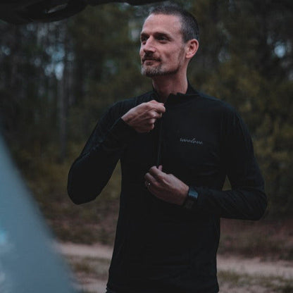 Men's Merino Wool 1/4 Zip Pullover — Midweight