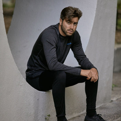 Men's Merino Wool Long Sleeve Crew Neck — Midweight