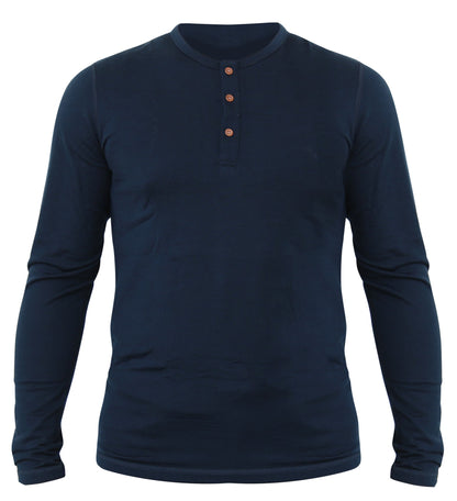 NorthWool Men's Merino Blend Henley — Heavyweight