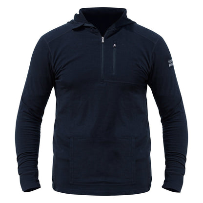 NorthWool Men's Merino Blend 1/4 Zip Hoodie — Heavyweight