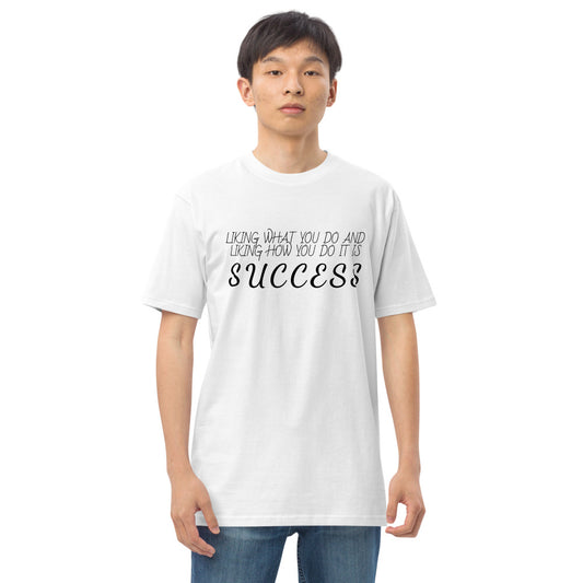 LennyBoop 的“SUCCESS”男士高级重量级 T 恤