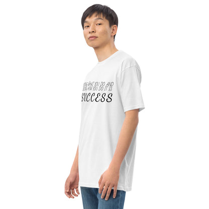 LennyBoop 的“SUCCESS”男士高级重量级 T 恤