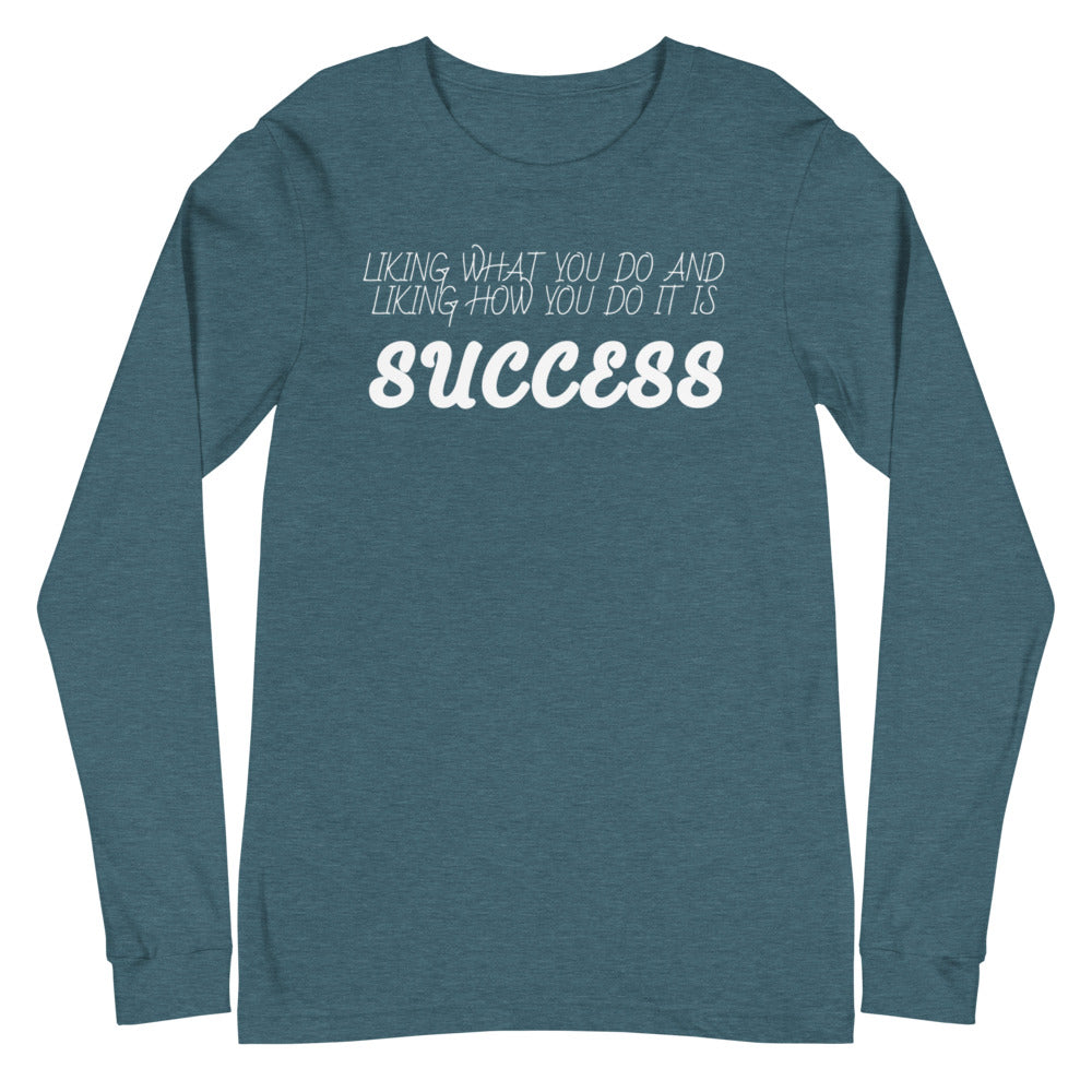 LennyBoop 的“SUCCESS”中性长袖 T 恤