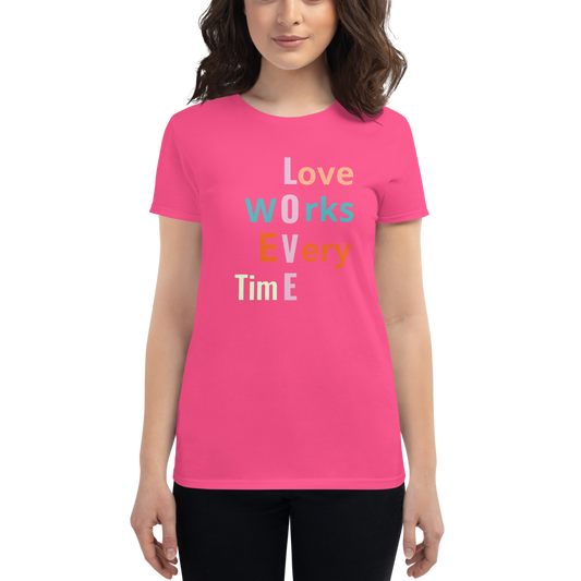 LennyBoop's "Love" Women's short sleeve t-shirt